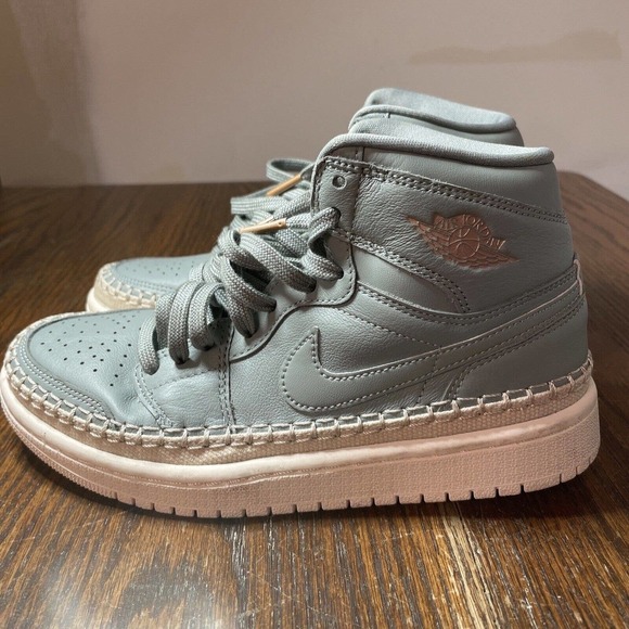 Nike Shoes - Nike Womens Air Jordan 1 AH7389-315 Mica Green Basketball Shoes Sneakers…